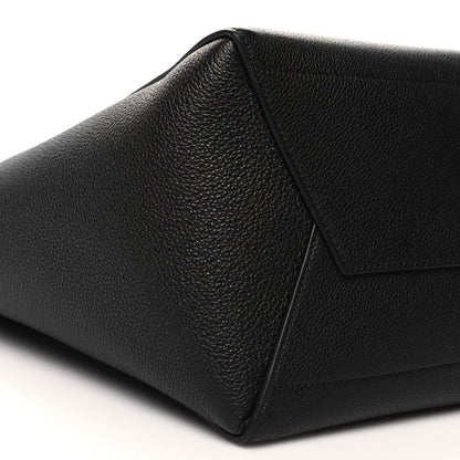 Celine Soft Grained Calfskin Sangle Bucket Bag Black 9 of 11