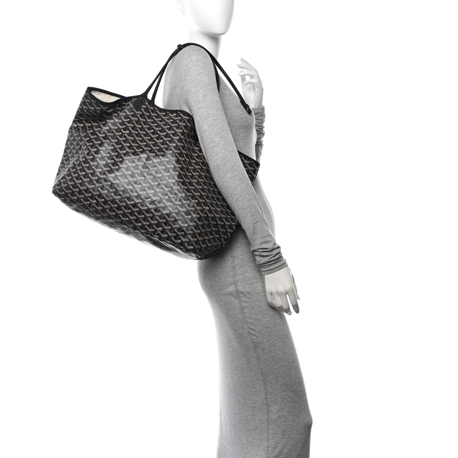 Goyard Goyardine Saint Louis GM Black 2 of 12