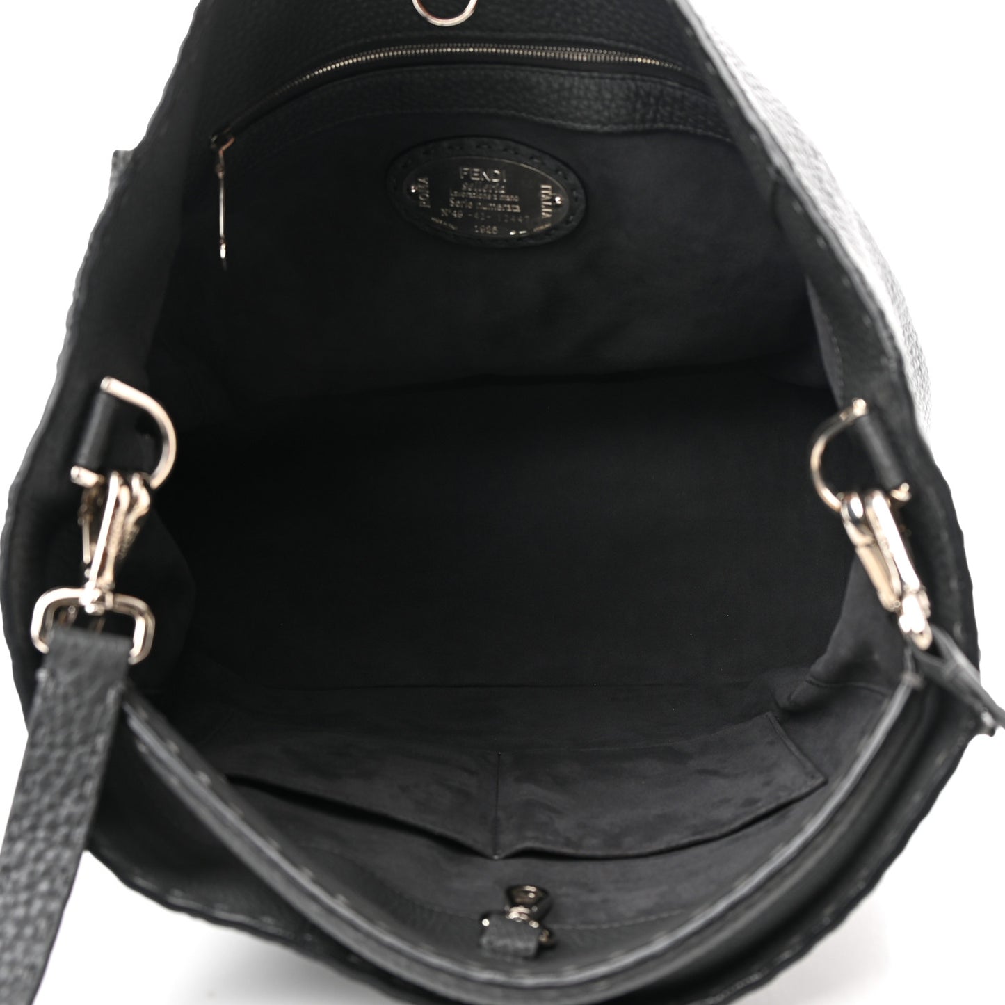 Cuoio Romano Selleria Large Anna Bucket Bag Asfalto