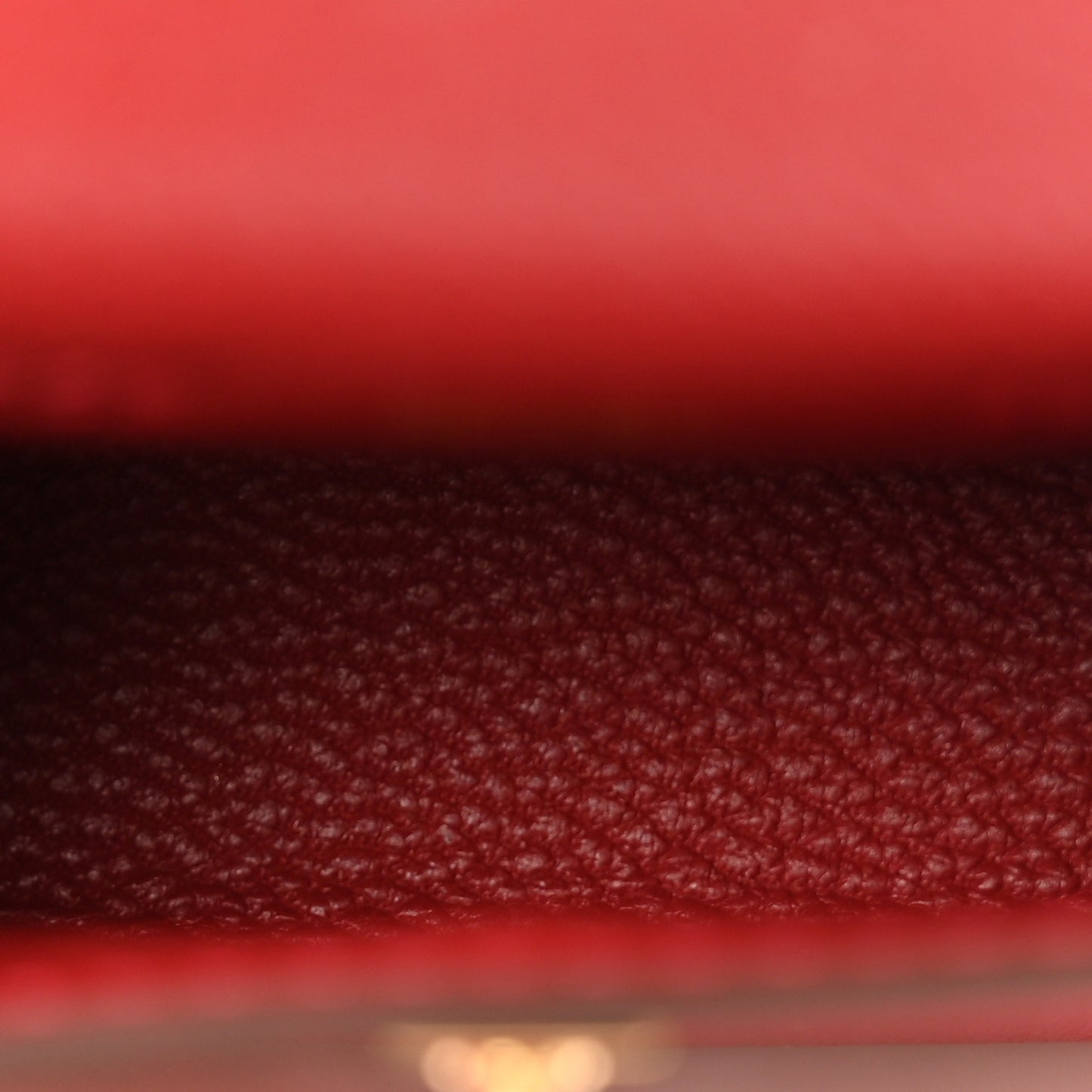 Tadelakt Mini Kelly Twilly Bag Charm Rouge Vif
