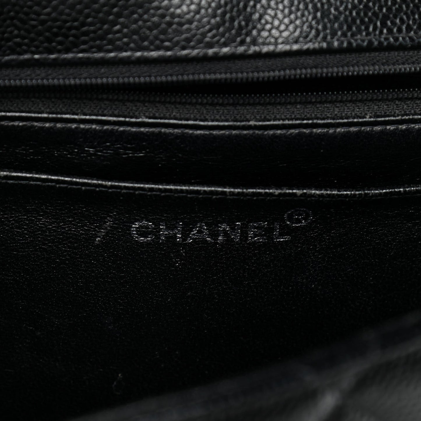 Caviar Quilted Jumbo Single Flap Black