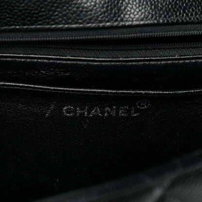 Chanel Caviar Quilted Jumbo Single Flap Black 6 of 10