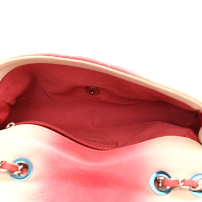 Chanel Caviar Quilted Ombre Medium Single Flap White Rose Pink 5 of 13