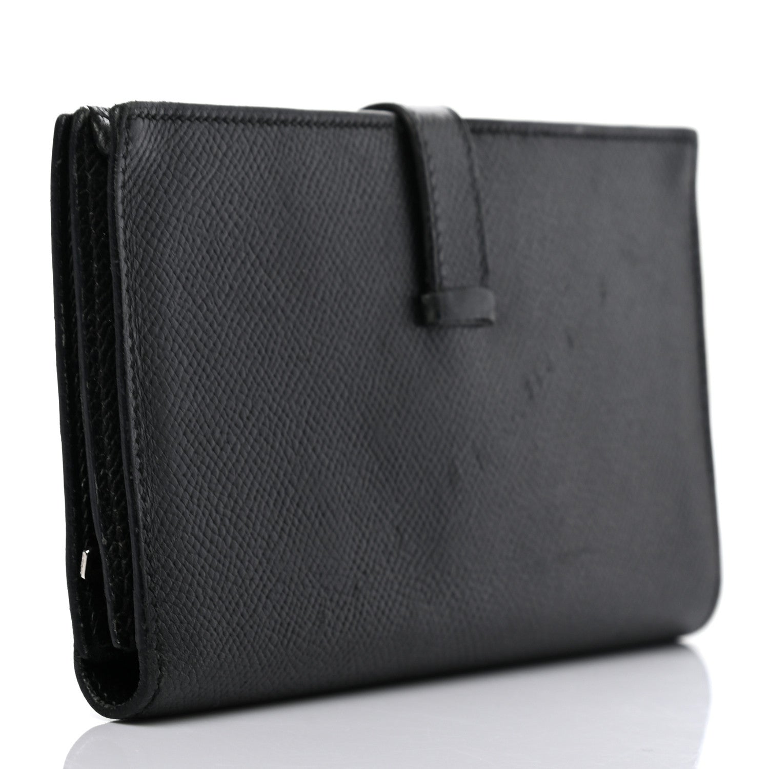 Hermes Epsom Bearn Gusset Wallet Black 5 of 16