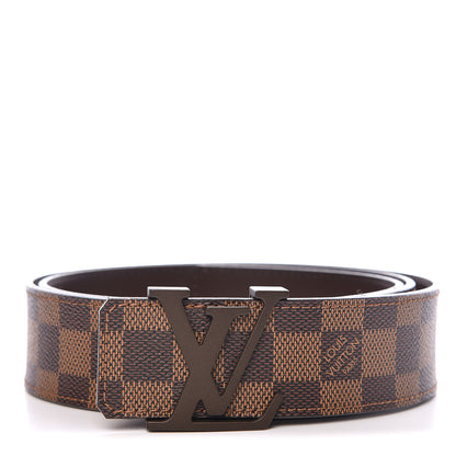 Louis Vuitton Damier Ebene 40mm LV Initiales Belt 100 40 1 of 9