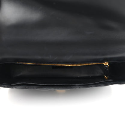 Christian Dior Grained Calfskin Cannage Large Caro Bag Black 5 of 13