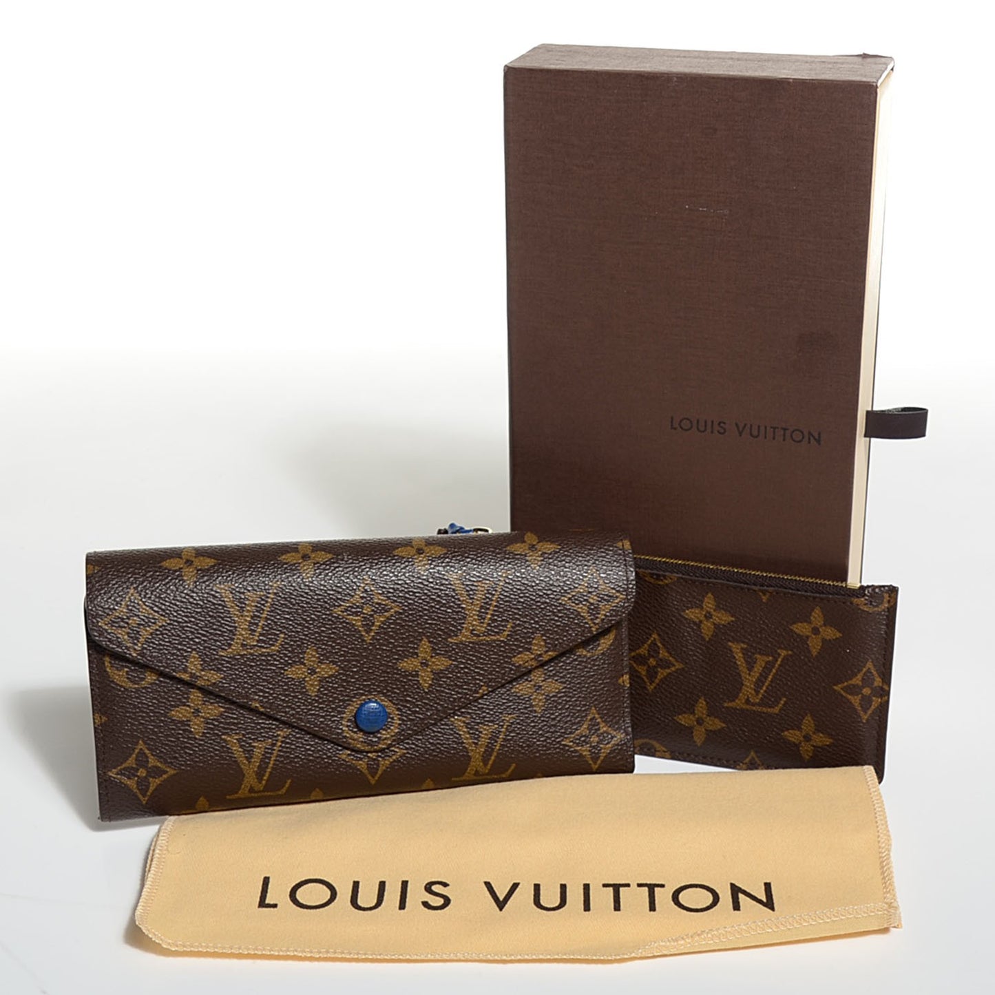 Monogram Josephine Wallet Blue
