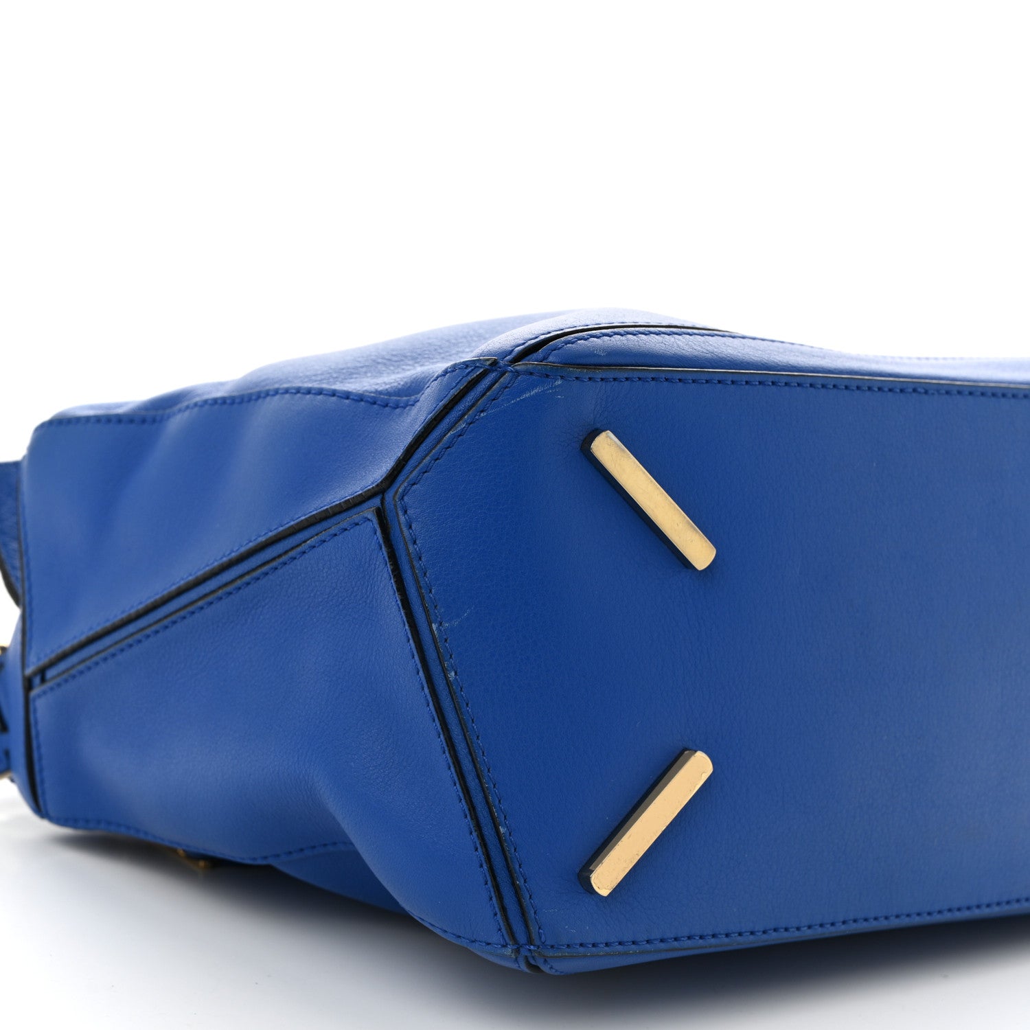 Loewe Calfskin Medium Puzzle Bag Electric Blue 9 of 12