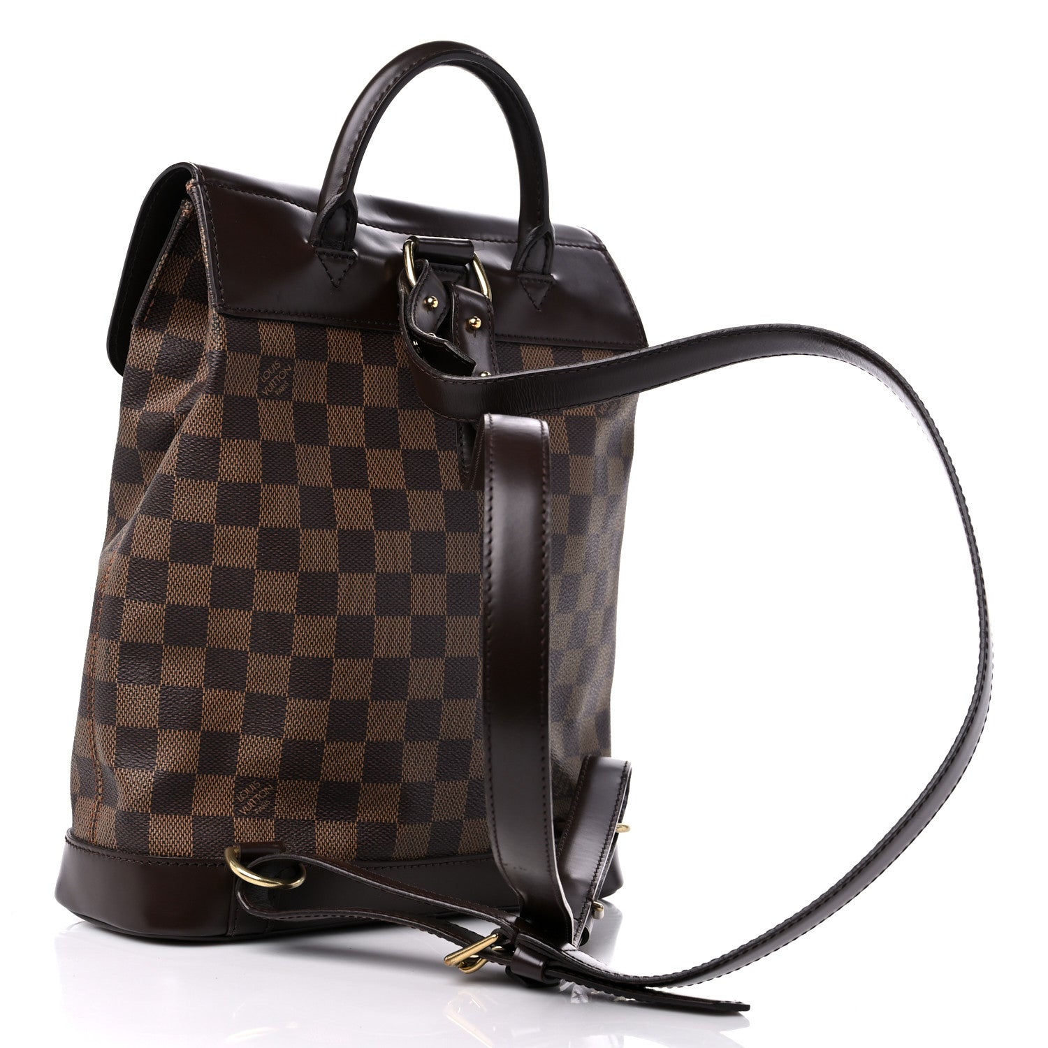 Louis Vuitton Damier Ebene Soho Backpack 3 of 13