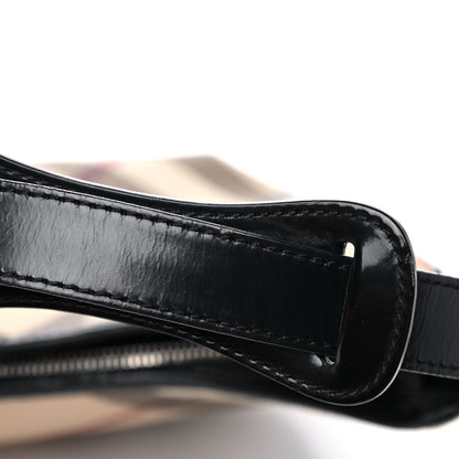 Burberry Nova Check Small Barton Hobo Black 9 of 11