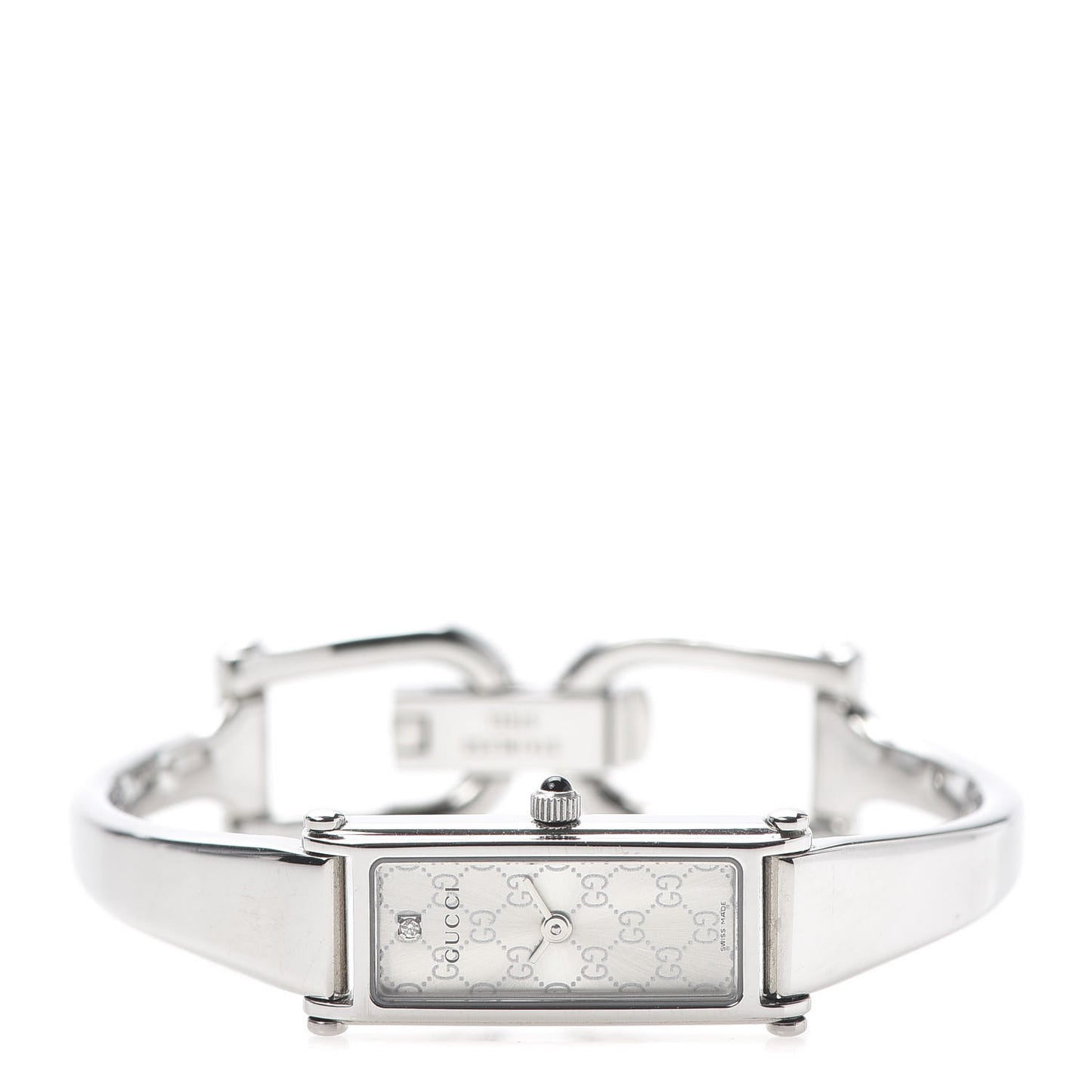 Stainless Steel Diamond 12mm 1500L Horsebit Quartz Watch
