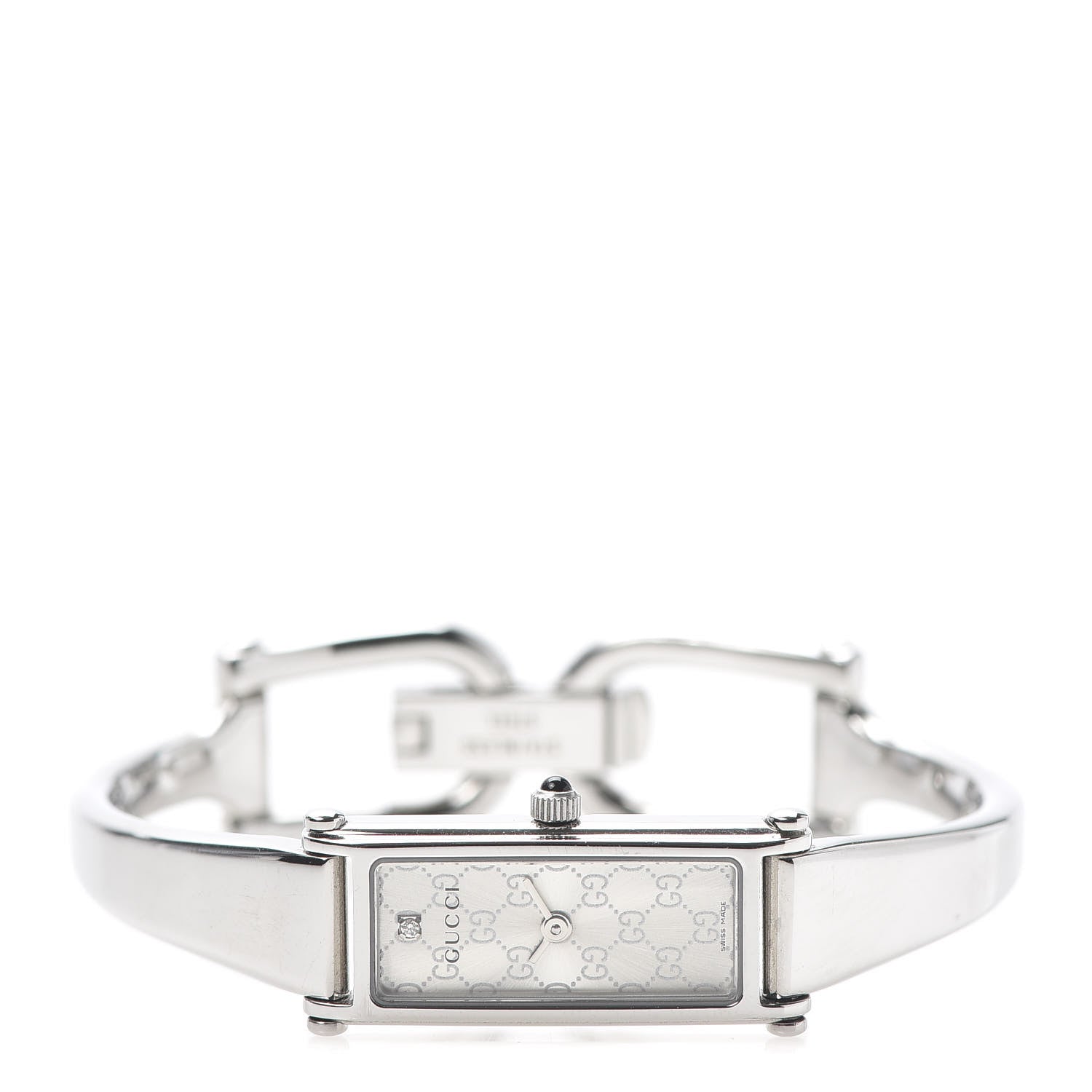Gucci Stainless Steel Diamond 12mm 1500L Horsebit Quartz Watch 3 of 6