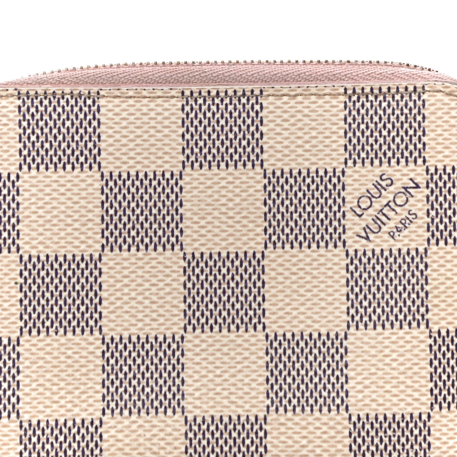 Louis Vuitton Damier Azur Zippy Coin Purse Rose Ballerine 7 of 12