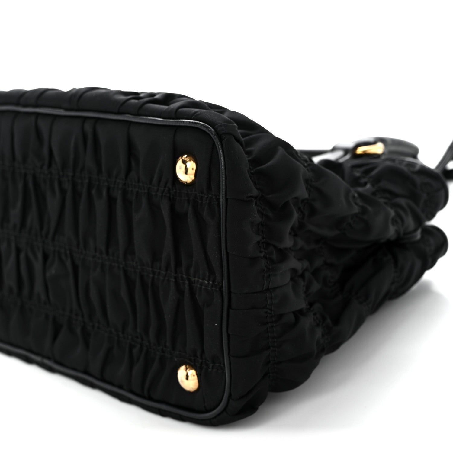 Prada Tessuto Nylon Gaufre Small Tote Black 10 of 10
