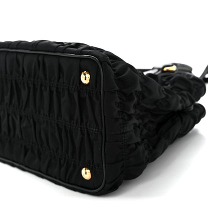 Prada Tessuto Nylon Gaufre Small Tote Black 10 of 10
