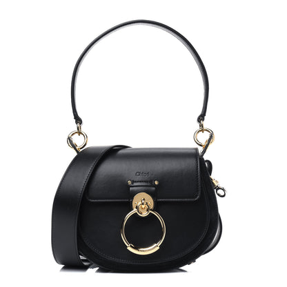 Chloe Calfskin Small Tess Bag Black 1 of 4