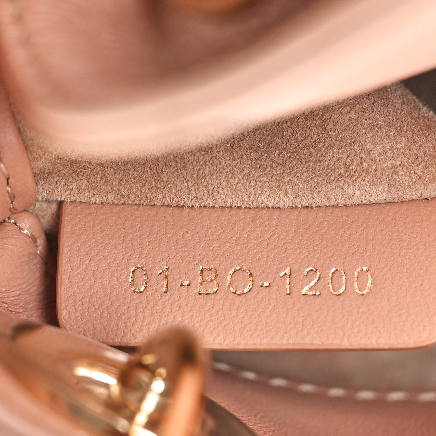 Christian Dior Lambskin Cannage Micro Lady Dior Rose Des Vents 7 of 10