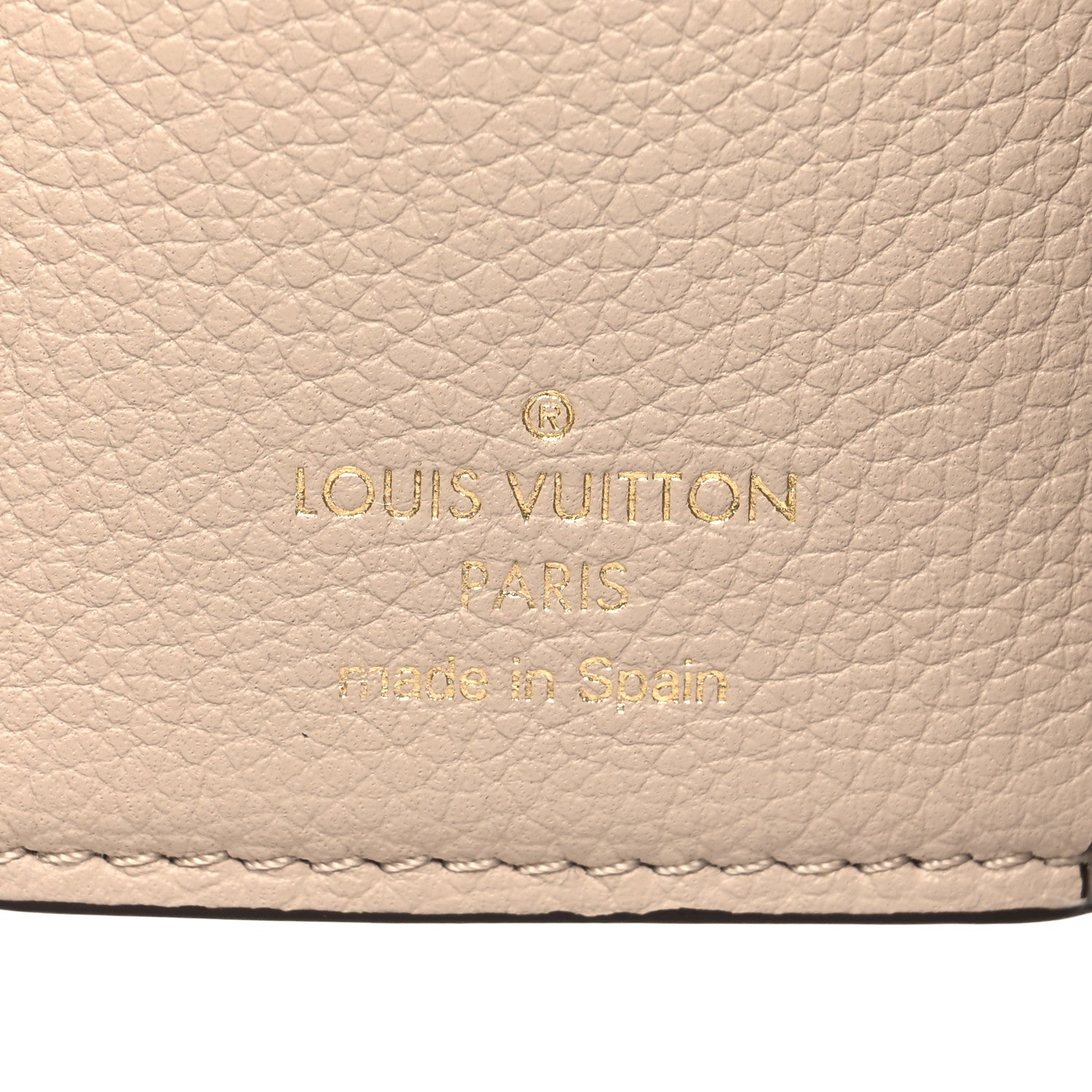 Louis Vuitton Soft Calfskin My LockMe Compact Wallet Greige 7 of 7