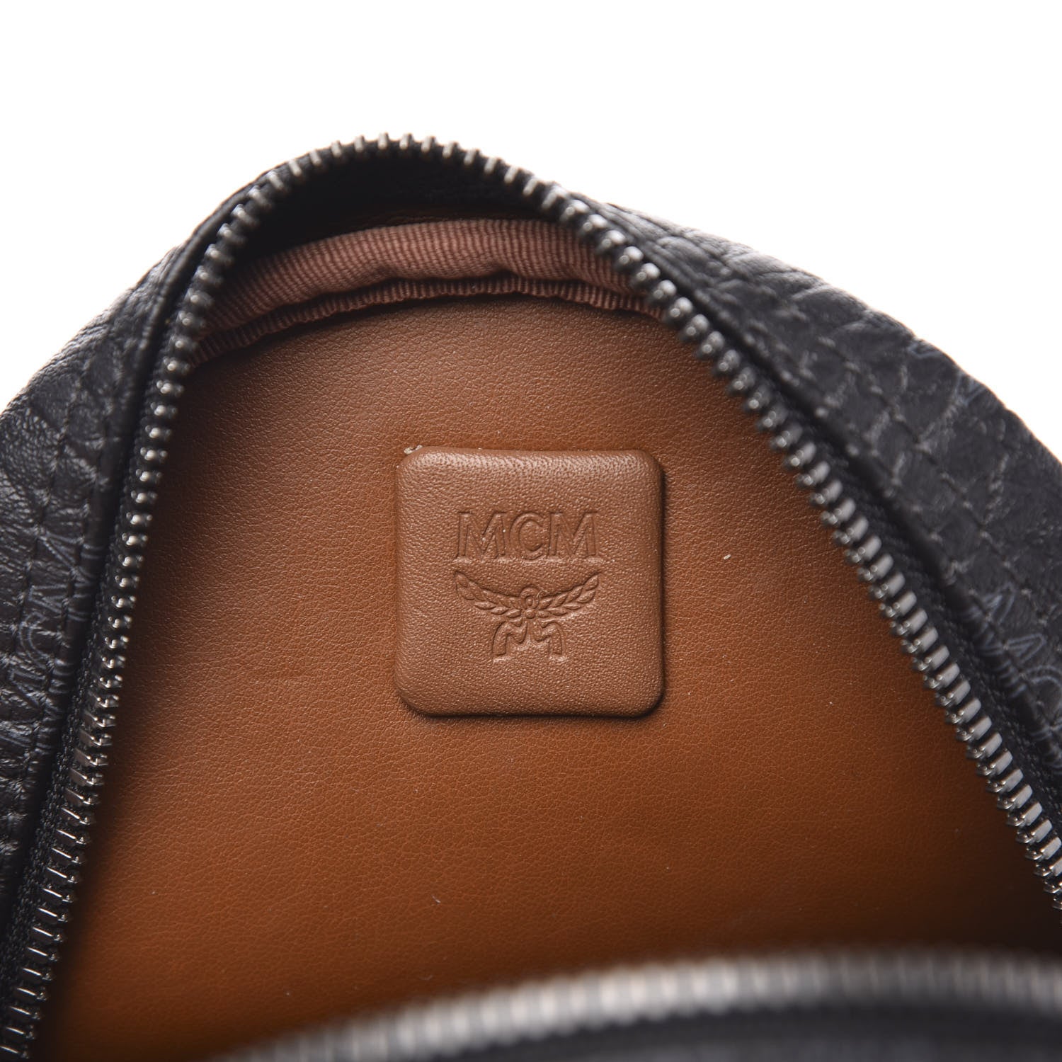 MCM Visetos Small Side Stud Stark Backpack Black 6 of 8