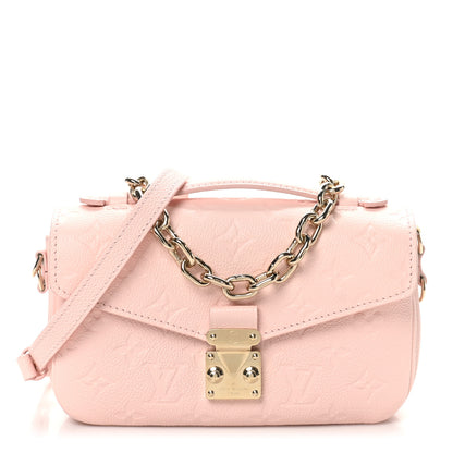 Louis Vuitton Empreinte Pochette Metis East West Pink Opale 1 of 9