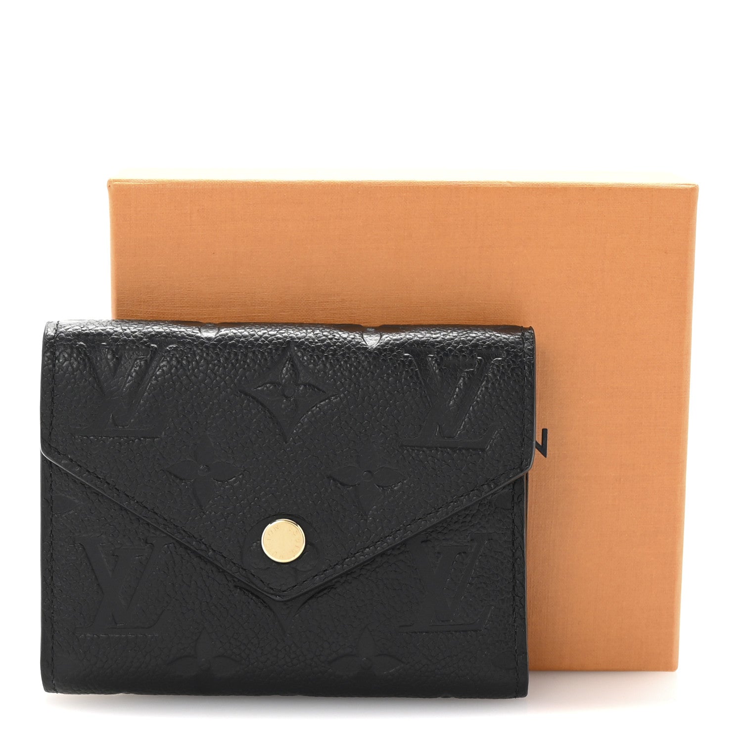 Louis Vuitton Empreinte Victorine Wallet Black 7 of 7
