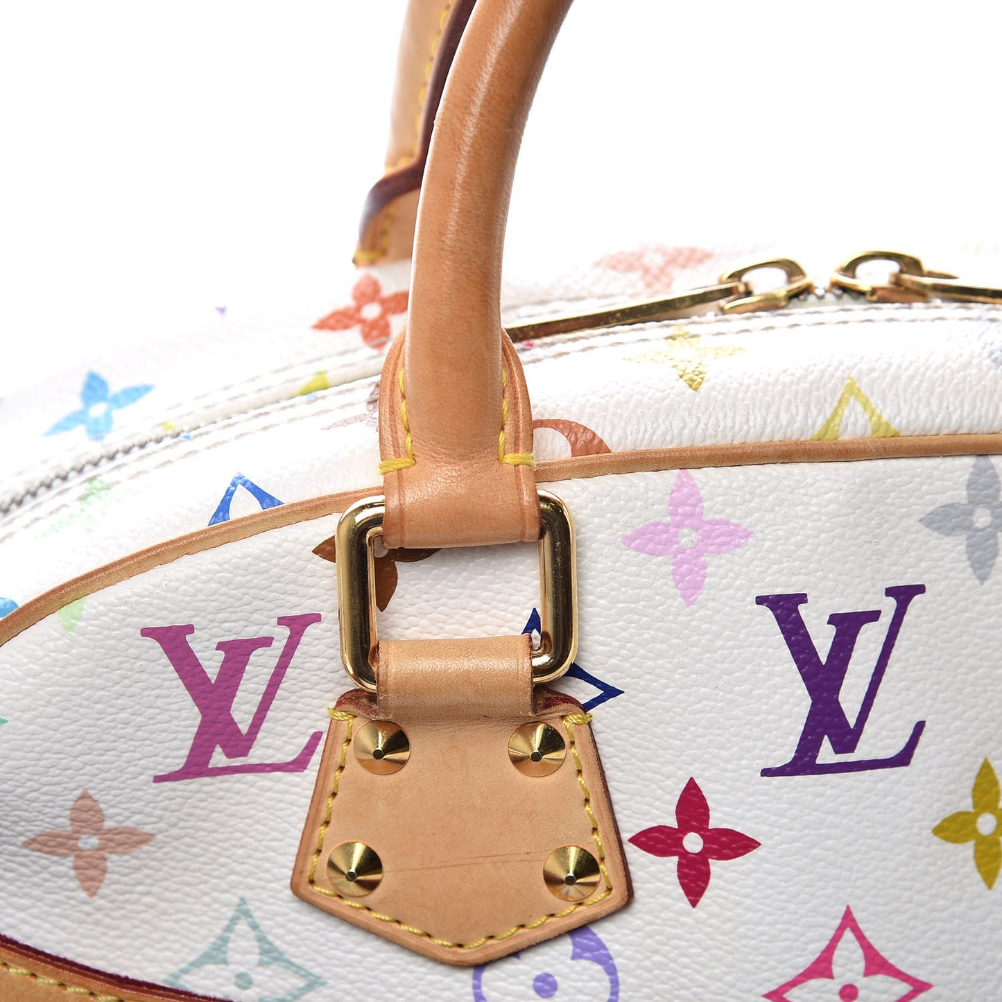 Monogram Multicolor Trouville White