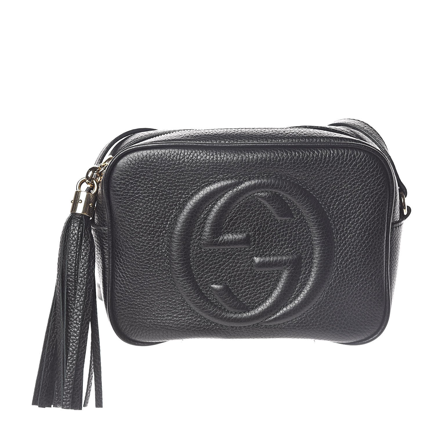 Gucci Pebbled Calfskin Small Soho Disco Bag Black 1 of 8