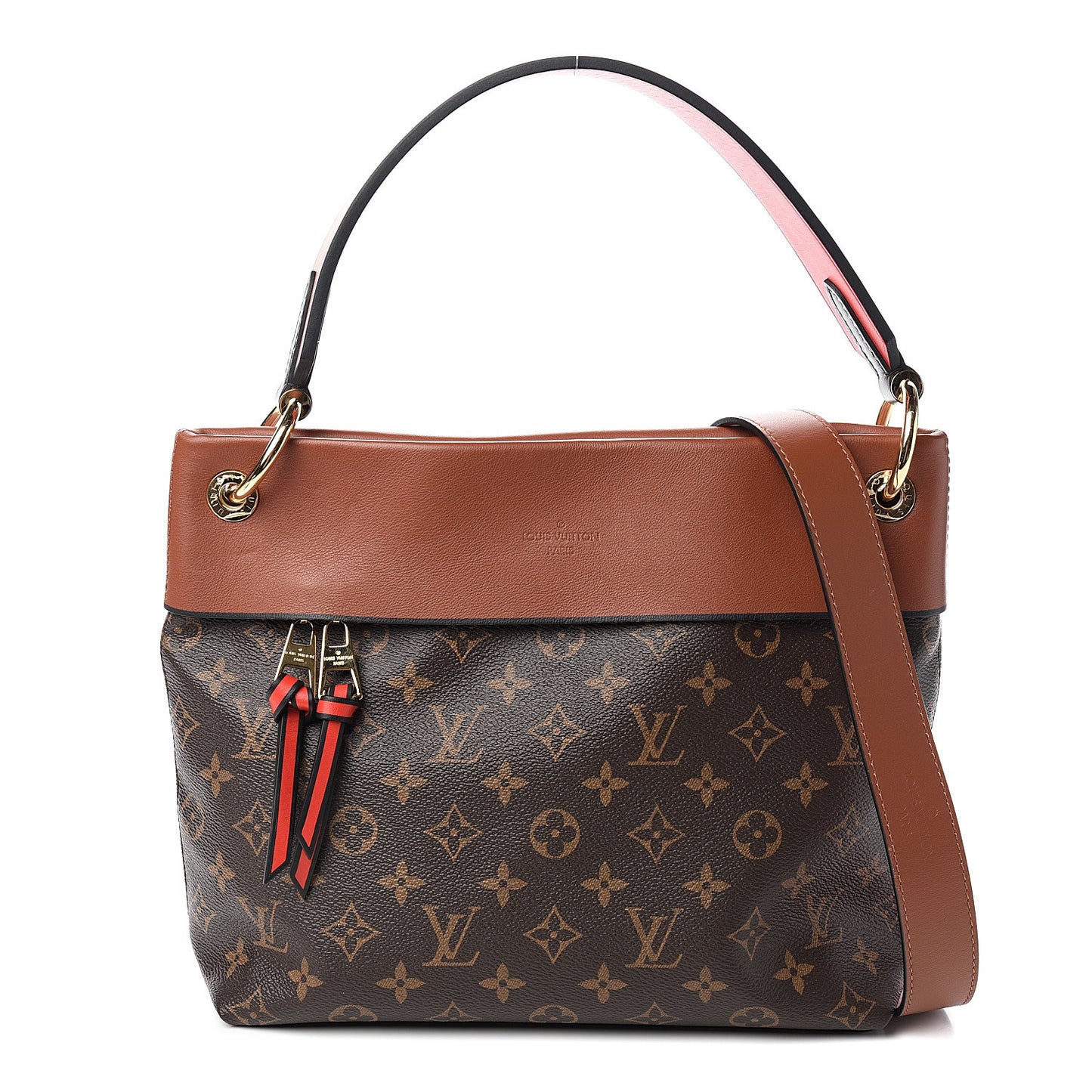 Monogram Tuileries Besace Caramel Rouge