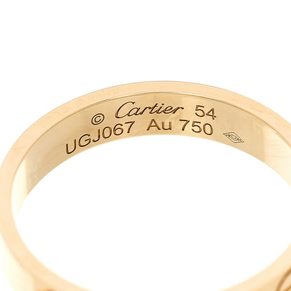 Cartier 18K Yellow Gold 3.5mm LOVE Wedding Band Ring 54 6.75 4 of 5