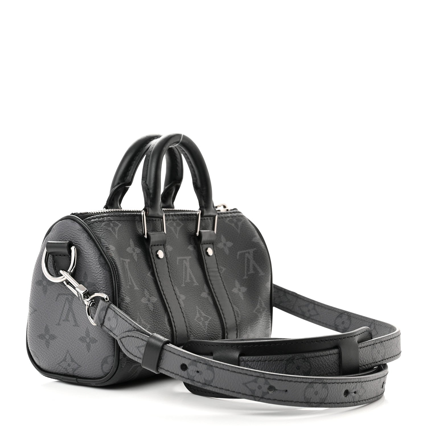 Louis Vuitton Reverse Monogram Eclipse Keepall XS Black 3 of 10