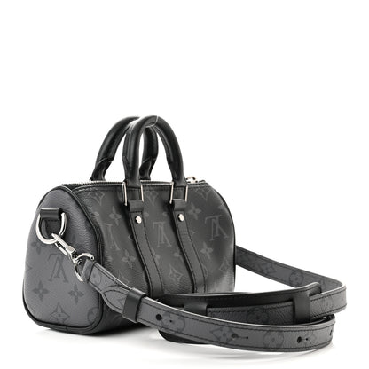 Louis Vuitton Reverse Monogram Eclipse Keepall XS Black 3 of 10