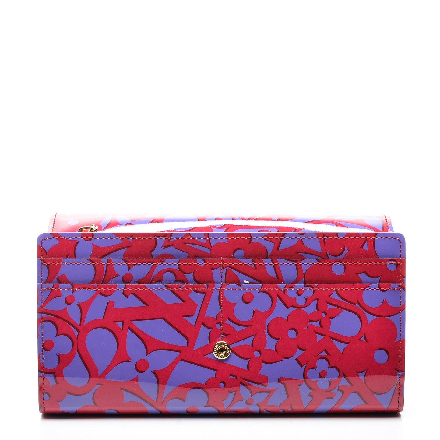 Patent Sweet Monogram Sarah Wallet Rose Indien