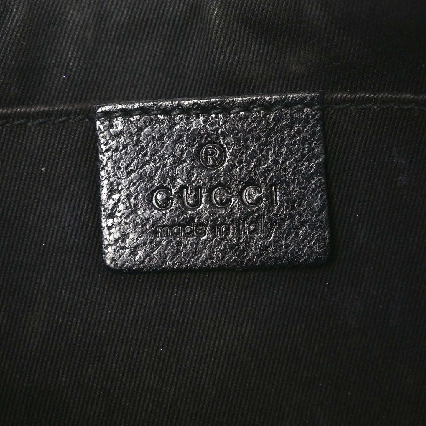 Monogram Horsebit Nail Chain Pochette Black