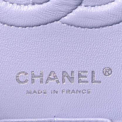 Chanel Caviar Quilted Medium Double Flap Light Purple 6 of 10