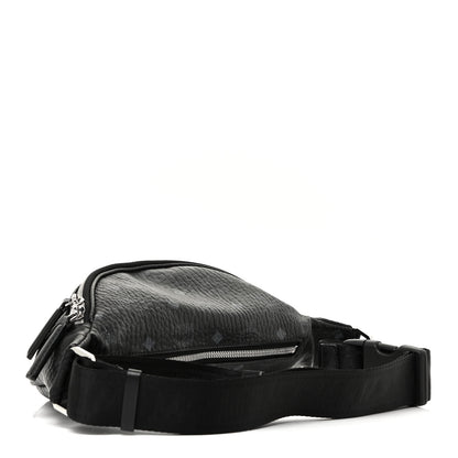 MCM Visetos Small Fursten Belt Bag Phantom Black 3 of 10