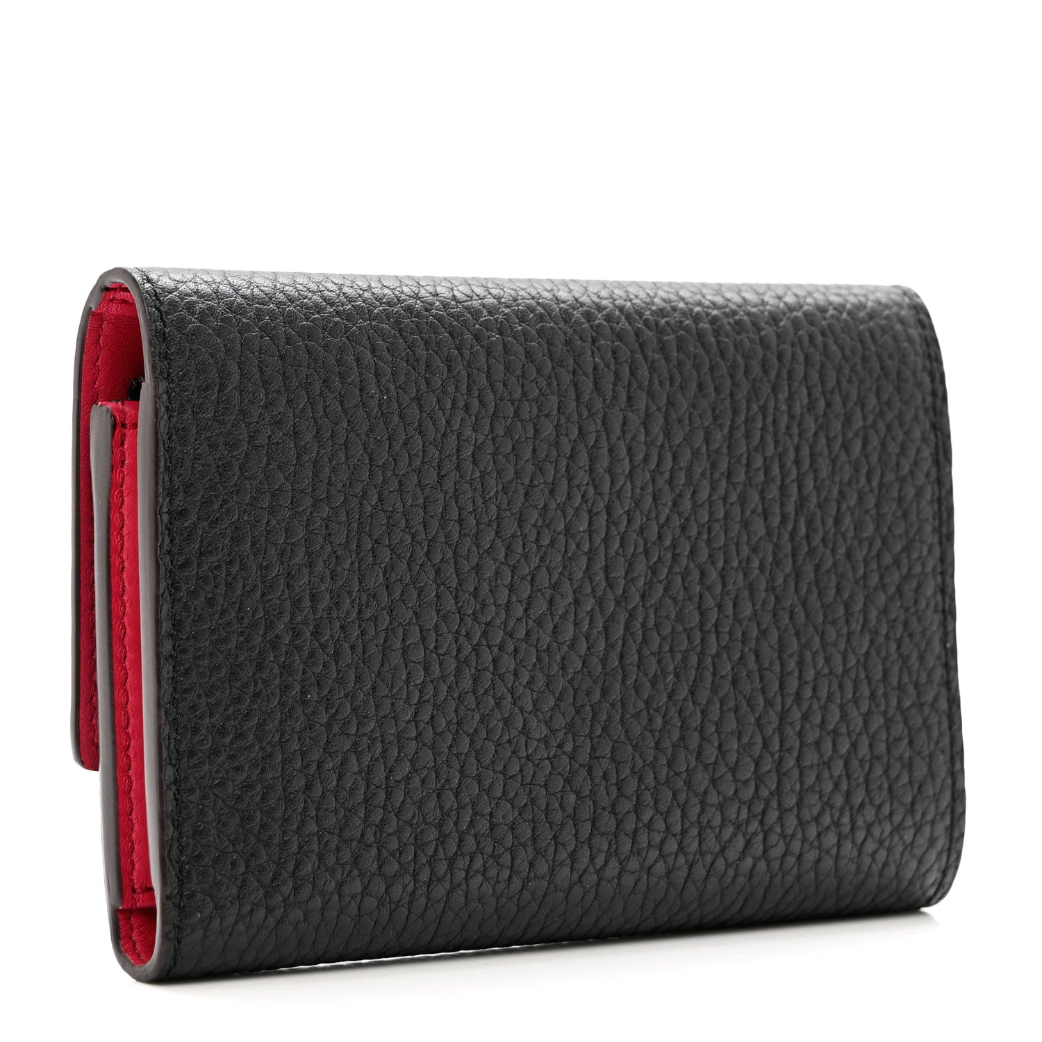Louis Vuitton Taurillon Capucines Compact Wallet Black 3 of 6