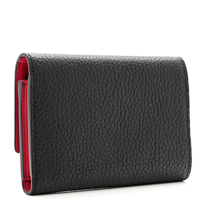 Louis Vuitton Taurillon Capucines Compact Wallet Black 3 of 6