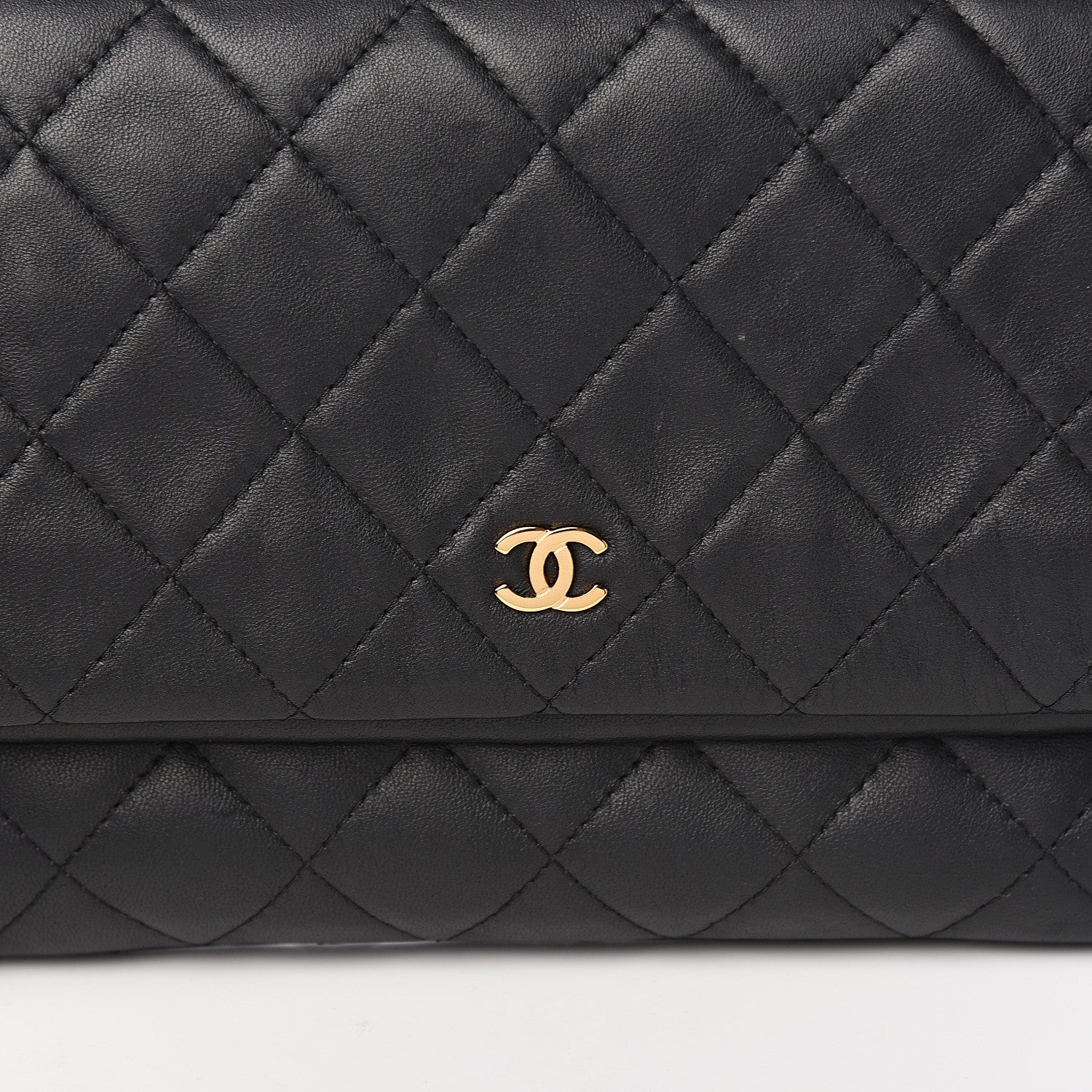 Chanel Lambskin Quilted CC Beauty Clutch Black 7 of 7
