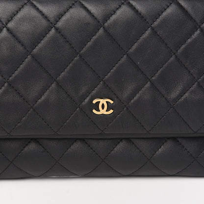 Chanel Lambskin Quilted CC Beauty Clutch Black 7 of 7