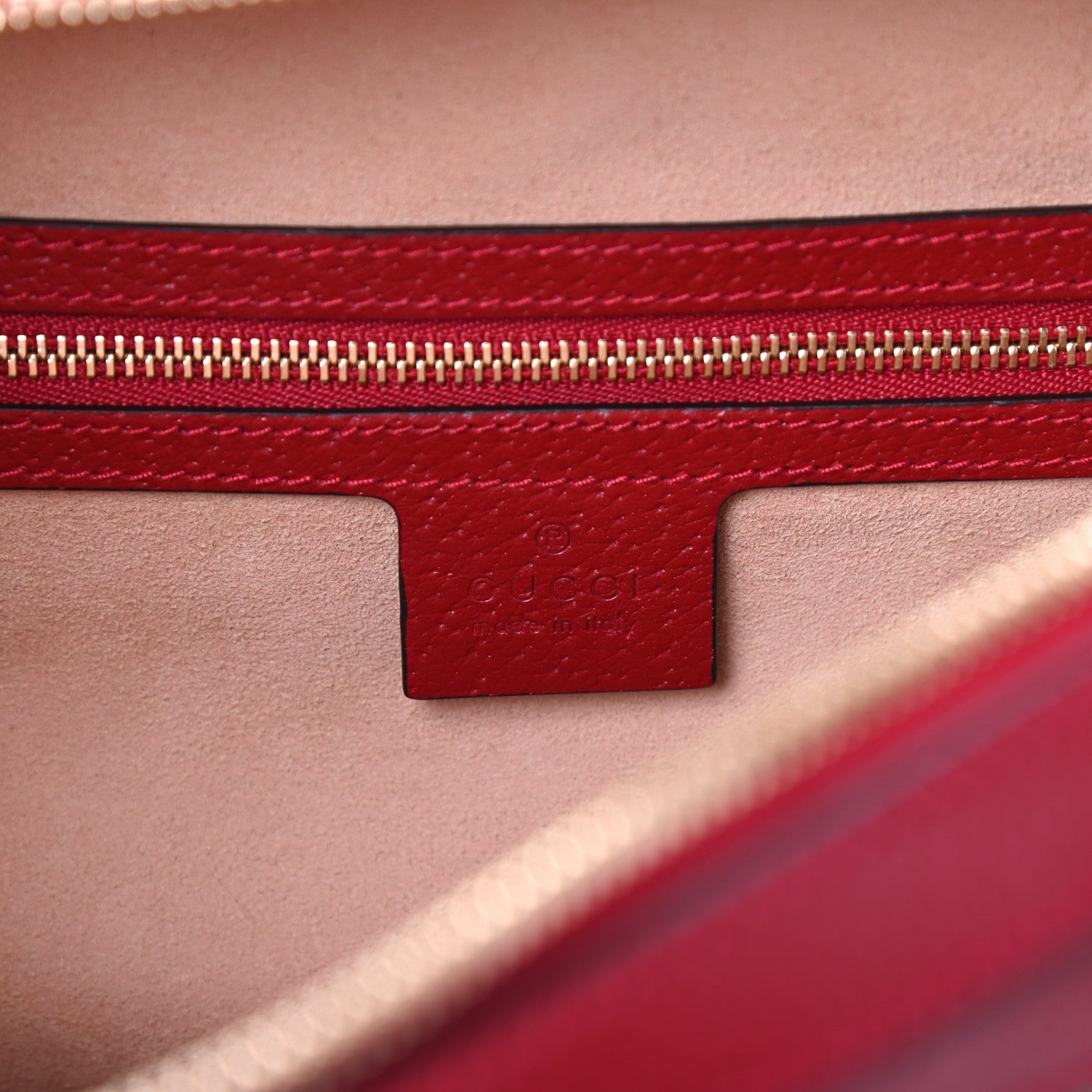 Gucci GG Supreme Monogram Flora Web Small Ophidia Top Handle Shoulder Bag Hibiscus Red 6 of 9