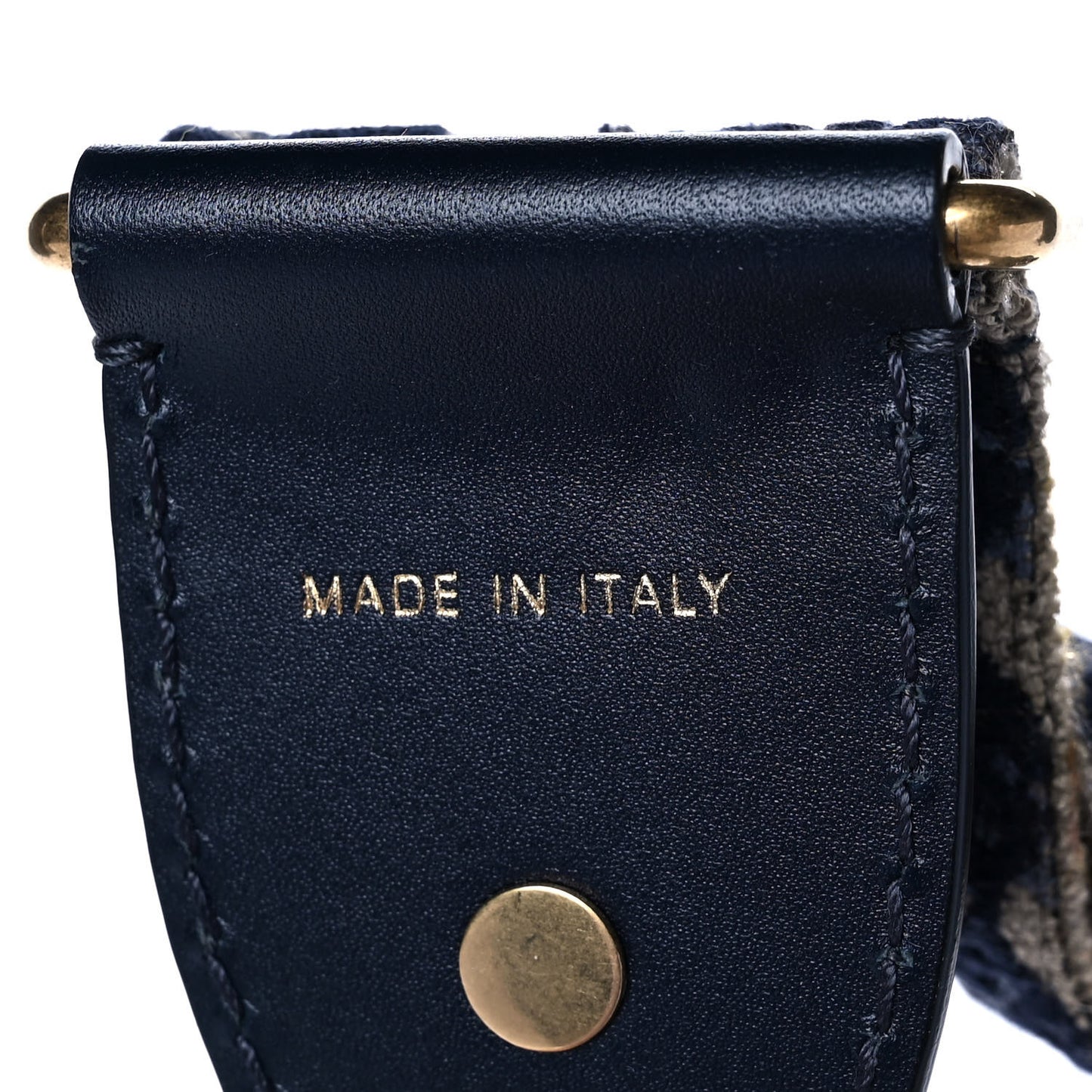 Oblique DiorAddict Flap Bag Navy Blue