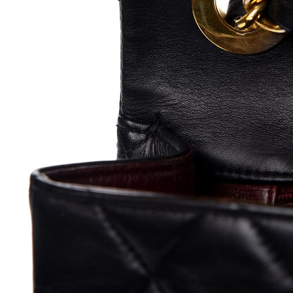 Chanel Lambskin Quilted XL Jumbo Single Flap Black 14 of 14