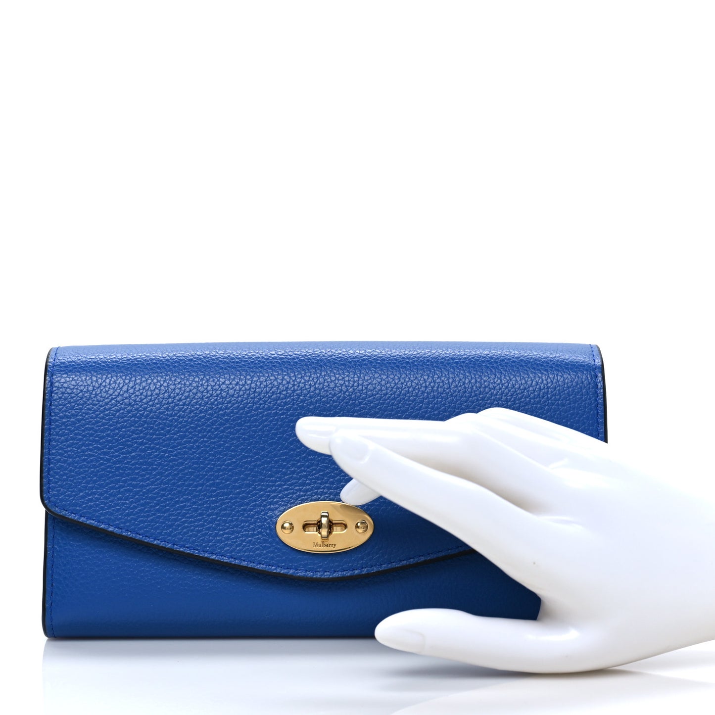 Small Classic Grain Darley Wallet Mulberry Blue