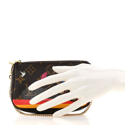 Louis Vuitton Monogram 2015 Christmas Animation Mini Pochette Accessories 2 of 8