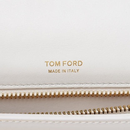 Tom Ford Calfskin Medium Natalia Chain Bag Chalk 6 of 11