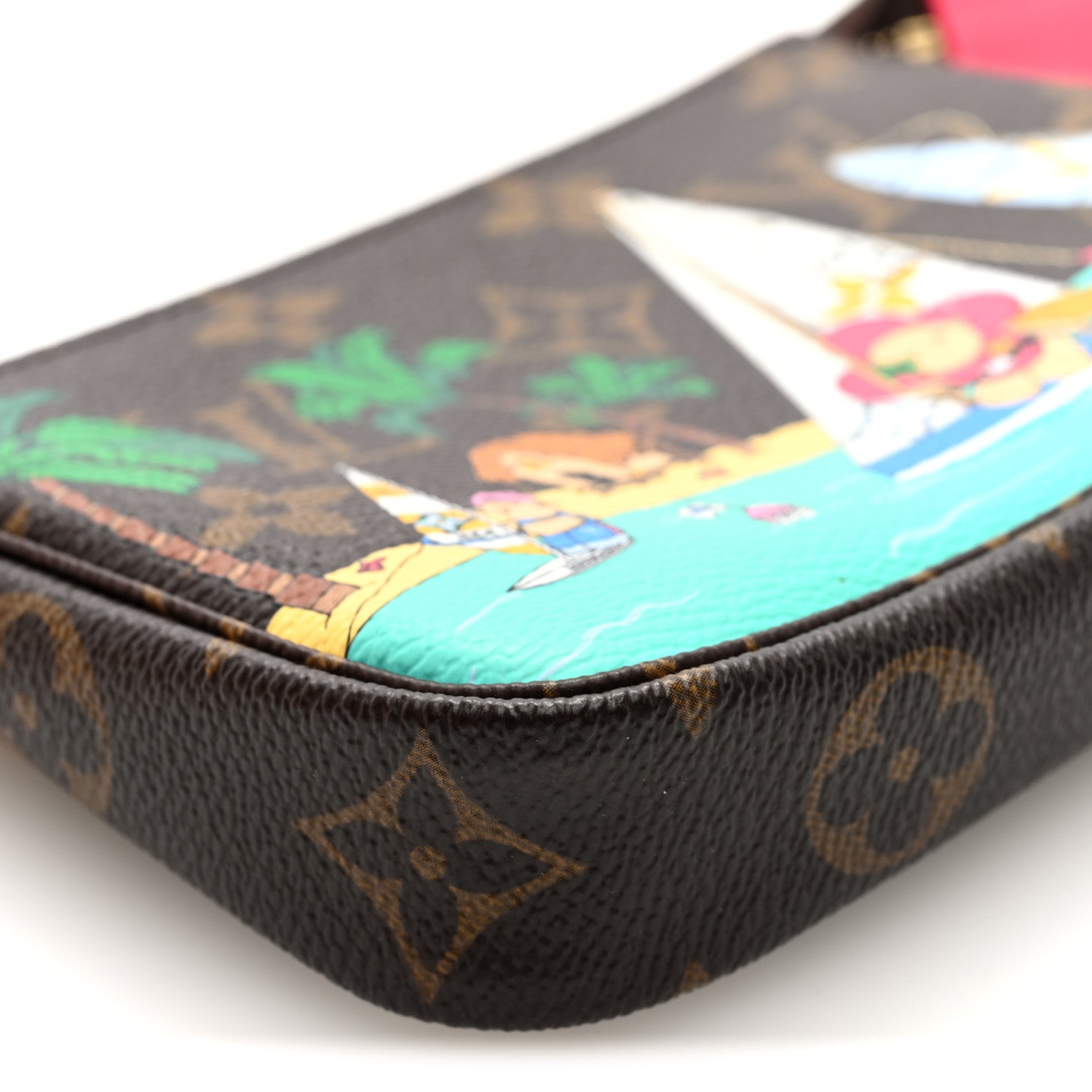 Louis Vuitton Monogram 2023 Christmas Animation Sailing Pochette