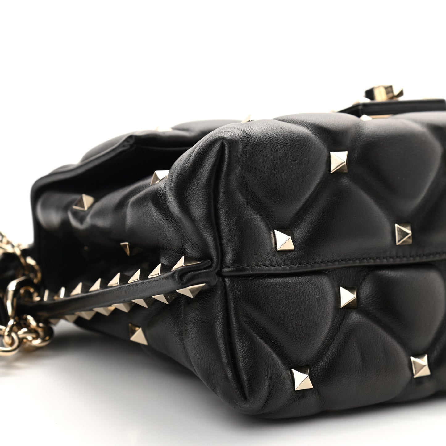 Nappa Small Candystud Crossbody Black