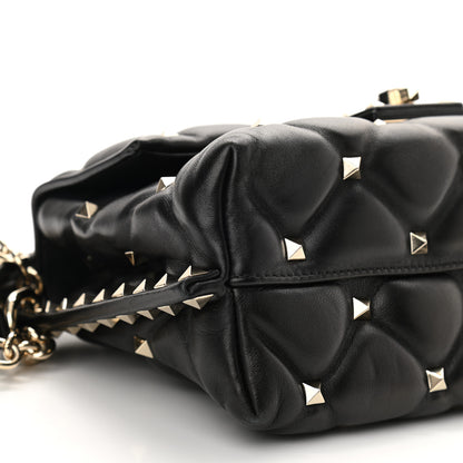 Valentino Garavani Nappa Small Candystud Crossbody Black 7 of 9
