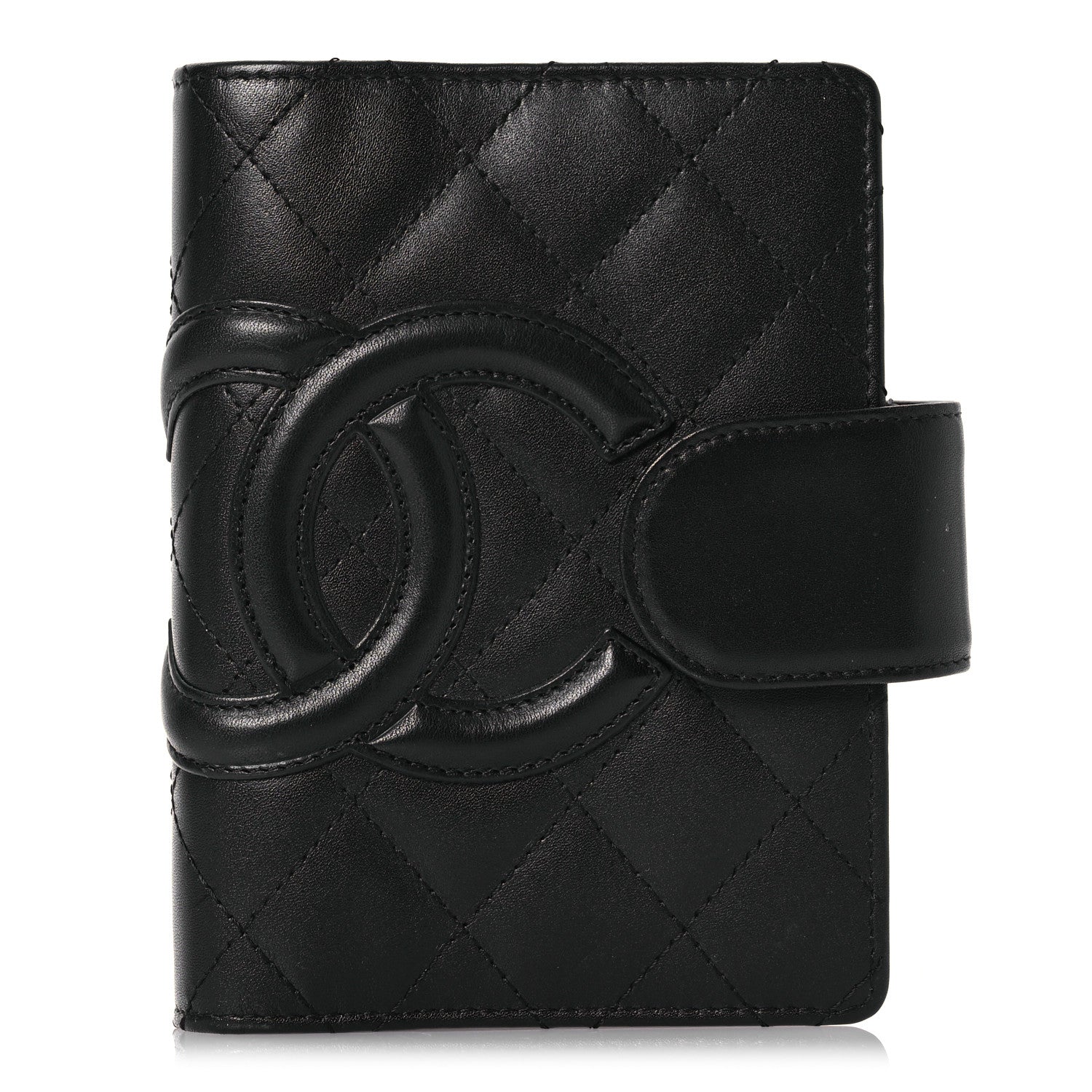 Chanel Calfskin Quilted Small Cambon Agenda Planner Black 1 of 11