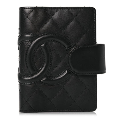 Chanel Calfskin Quilted Small Cambon Agenda Planner Black 1 of 11